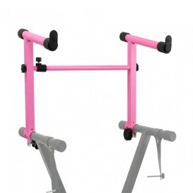 5 Core Keyboard Stand Adapter 2 Tier Adjustable Second Extension Add On For Digital Piano Stands (Option: pink)