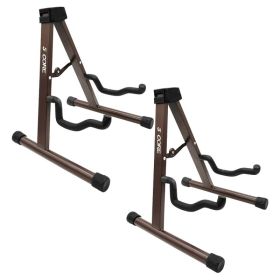 5 Core Guitar Stand 2PC A Frame W Soft Foam Arm Non Slip Rubber For Acoustic Electric Bass (Option: 2PCS)
